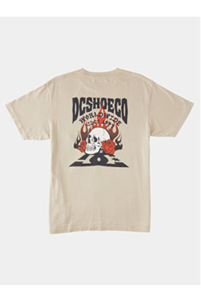 DC Ανδρικό T-Shirt ADYZT05309 Μπεζ