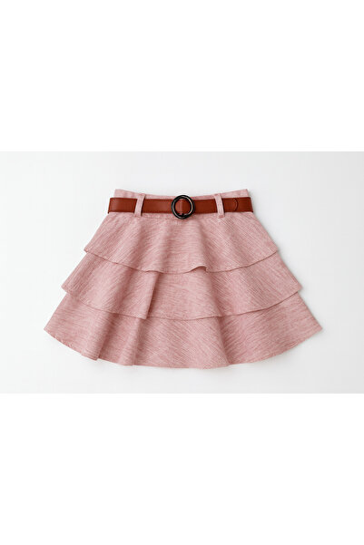 tinytrends Girl's Linen Vest and Skirt Dress 2-Piece Set