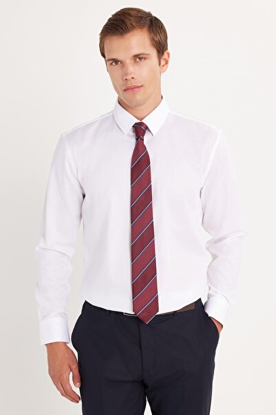 Tudors Біла сорочка без праски з 100% бавовни, екологічно чиста, сертифікована Ecotex