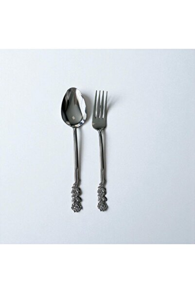 ENASHOP Stainless Steel Spoon Fork Set-30 Pieces-Rose Model