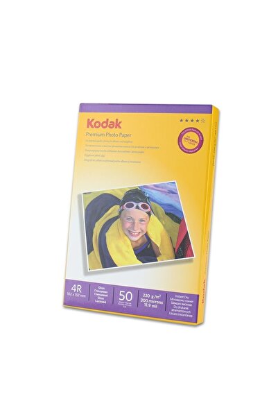 Kodak Pack of 50 sheets of PHOTO paper 230g 4R Glossy