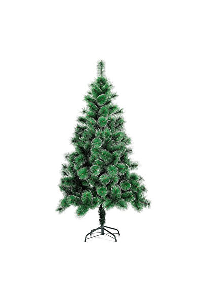 Flippy Brad de Crăciun artificial, tip pin zăpadă, pentru interior/exterior, înălțime 120 cm, Flippy, verde, me