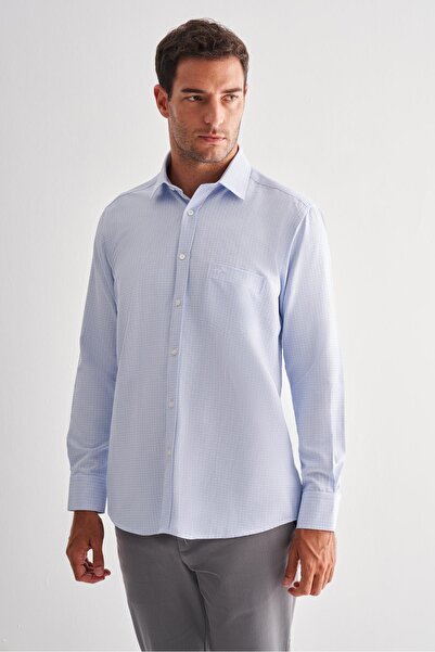 İmza Cămașă clasică cu guler dur, cu mânecă lungă, cu buzunare, albastru închis 1004255163