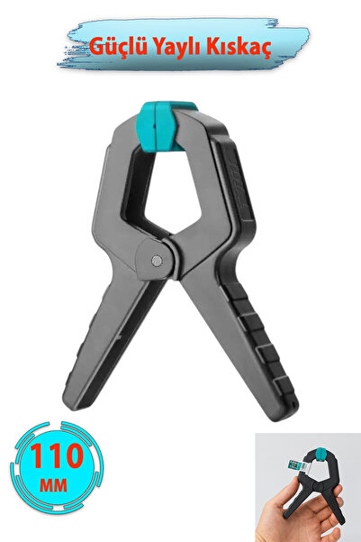 Badem10 Profesyonel Yaylı Kıskaç 110MM 4 inç Marangoz, mobilya montaj işleri ...