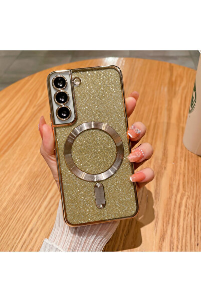 Flippy Husa de Protectie 2 in 1, Flippy, pentru Samsung Galaxy S24, Glitter C...