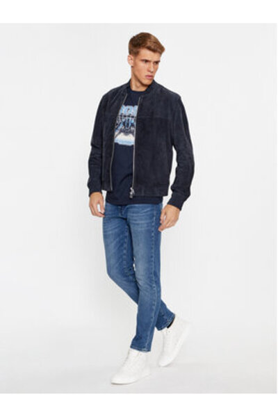 BOSS Blugi bărbați 50501843 albaștri