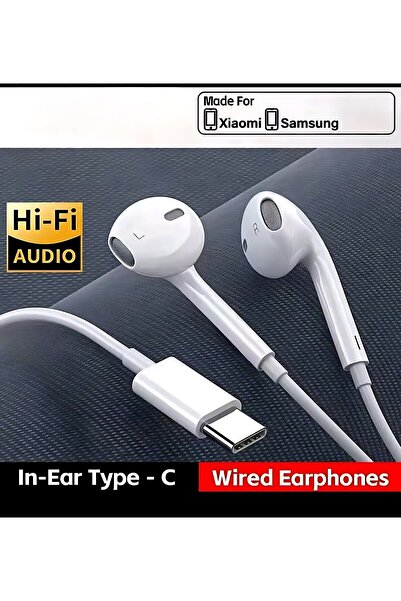 syroxs Type-c Kulaklık Redmi -Samsung -Huawei-Realme Uyumlu