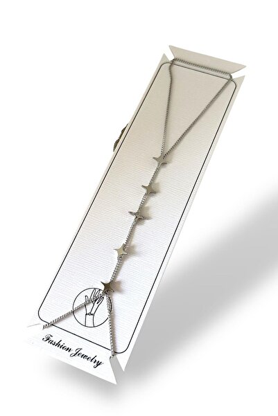 TAKIŞTIR Silver Color Star Figured Shahmeran