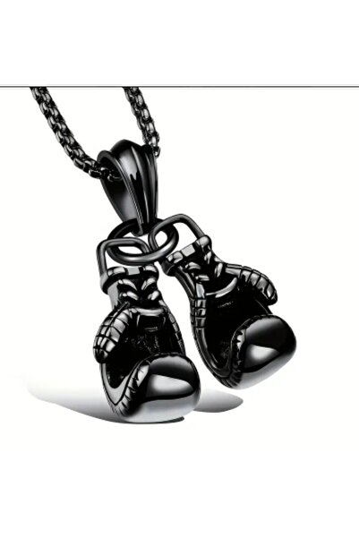 ORGANICYOU YIWUSHI 1 adet Vintage Punk tarzında Boks Eldiveni Kolye, Hip-Hop Boks Eldiveni Kolye