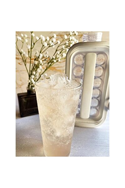 Flippy Portable 2-in-1 Ice Tray Flippy, 17 spherical molds (3 cm), 27.5×11.4×5.5 cm, white/gray