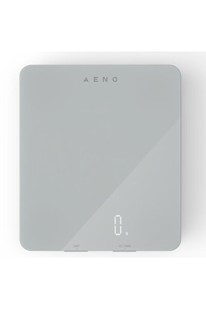 AENO Cântar de bucătărie cu analiză nutrițională AKS0001S, Inteligent, 8 kg, Sticlă securizată, TAPA, LED, Alb