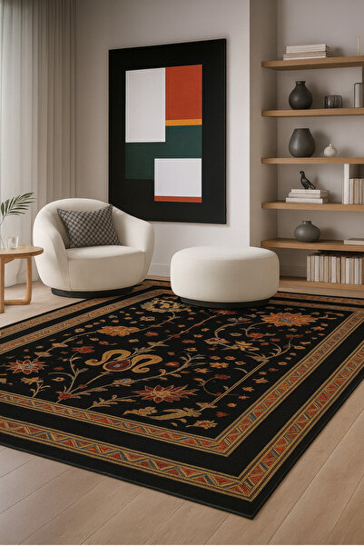 Rugs Modern Halı سجادة موسو ذات النمط التقليدي ذات النقوش المميزة ذات القاعدة...