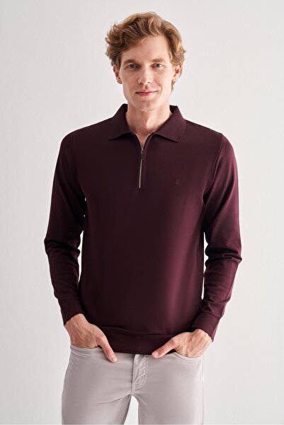 İmza Tricotaj slim fit cu mânecă lungă, cu fermoar, fără buzunare, 1012255150