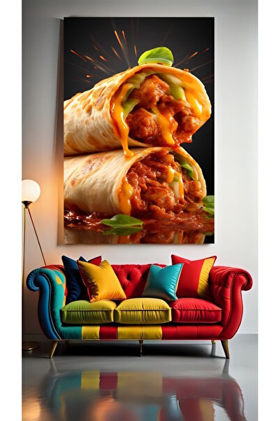 Wraps WITH PLENTY OF SAUCE Home Wall Living Room Beauty Salon Office Shop Decoration Canvas Painting