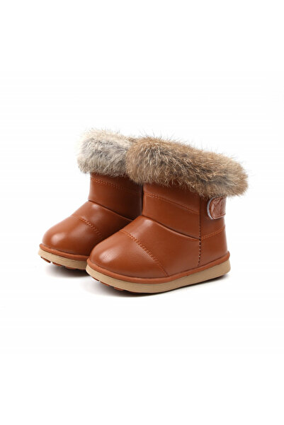 Superbaby Brown boots with fur