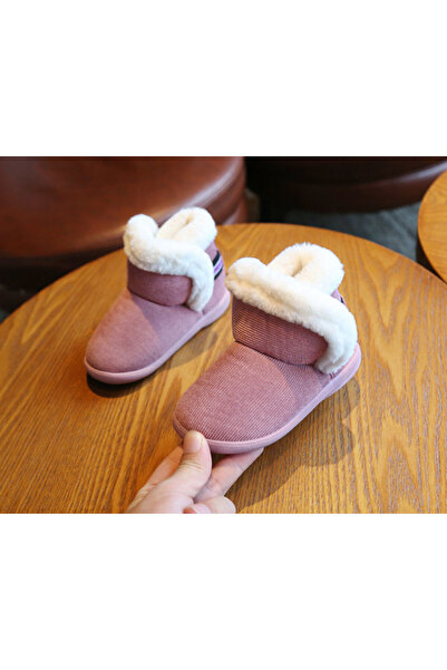 Superbaby Powder pink fur lined boots