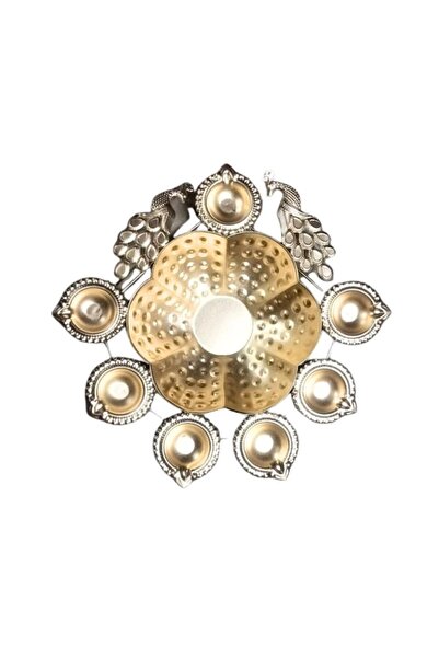 Soul Love and Earth Peacock Urli in Copper Polish – 10 Inch