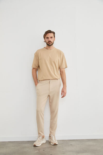 CALİA Ανδρικό παντελόνι με ίσιο πόδι, άνετο κοψίμα