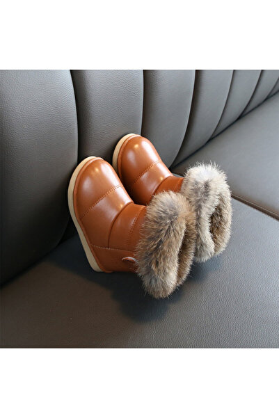 Bebelul Brown boots with fur