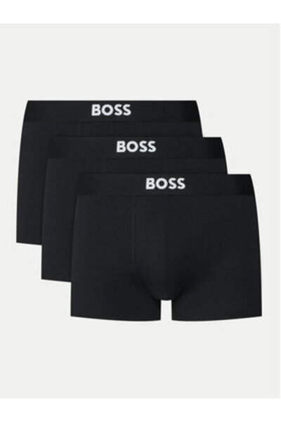 BOSS Men's Set of 3 pairs of boxer shorts 50544263 Black