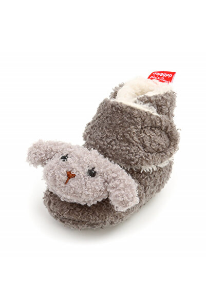 Superbaby Gray fur lined boots - Oita