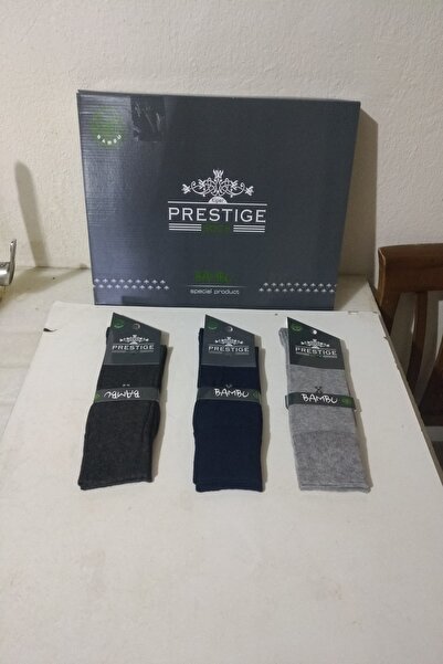 GÜZEL KAMAN Prestige Men's Socks 3 Pieces Bamboo Quality Practical Durable Stylish