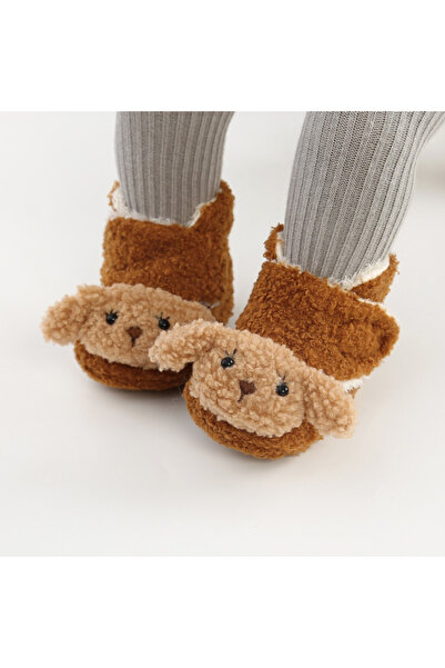 Superbaby Brown fur lined boots - Oita