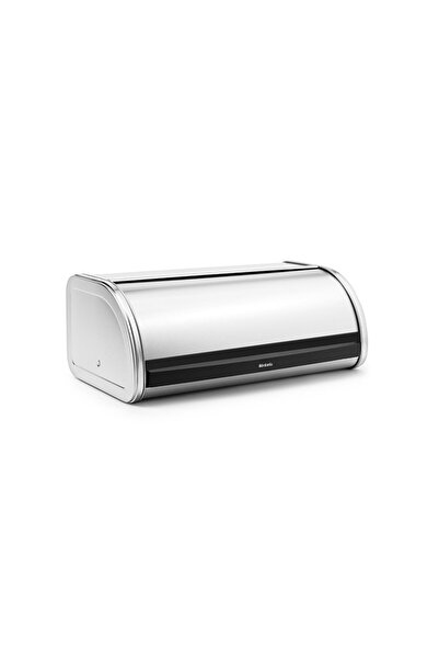 Brabantia Roll Top Bread Box 646890, 16 l, 44.5x26 cm, Lightweight & sturdy, Stainless Steel/Matt