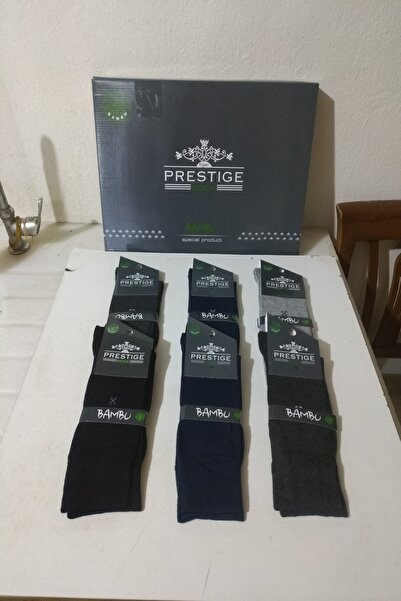 GÜZEL KAMAN Prestige Men's Socks 6 Pieces Bamboo Quality Practical Durable Stylish