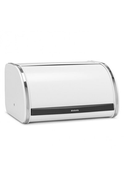 Brabantia Roll Top Bread Box 1003254, 11 l, 31.6x26.5 cm, Special structure, White/Stainless steel