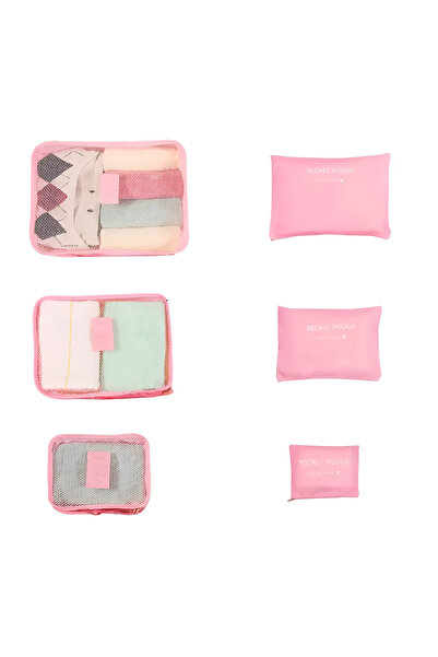 Flippy Set de 6 genți de călătorie, pliabile, pentru depozitare, impermeabile...