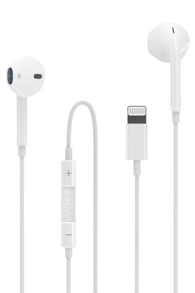 wiks Lightning Kulaklık - Kablolu Kulaklık Ios Kulaklık - Mikrofonlu Kulaklık