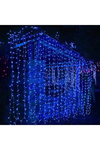 Wertcraft Instalatie exterioara tip perdea curgatoare V8 - albastru, intercon...