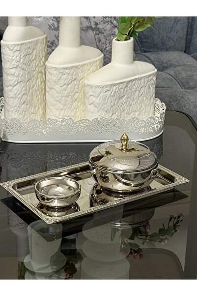 AL-HAMAMMI طقم تبسي مع تمرية الخزامئ