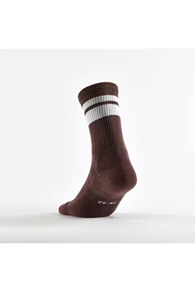 Decathlon Sports Socks - Long Cuffed - 4 Pairs - Beige/Brown/White - Rs 300