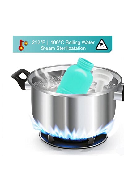 Flippy Φορητό Μπιντέ για την Προσωπική Υγιεινή, 450 mL, με Κίτρινο Καπάκι και Πώμα, 29,5x7 cm, Πράσινο