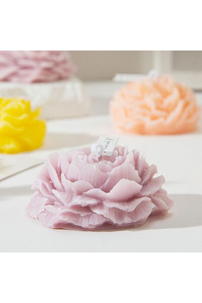 Flippy Scented Candle, Flippy, Rose Pattern, Burns 10h, 70 g, 7.5 x 3.5 cm, Lavender Scent, Lilac