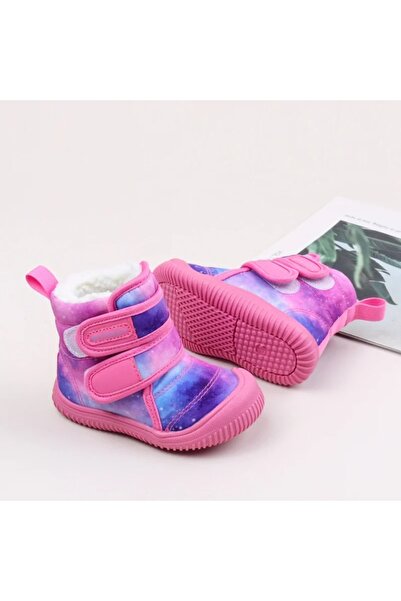 Bebelul Pink gradient fur boots - MyBaby