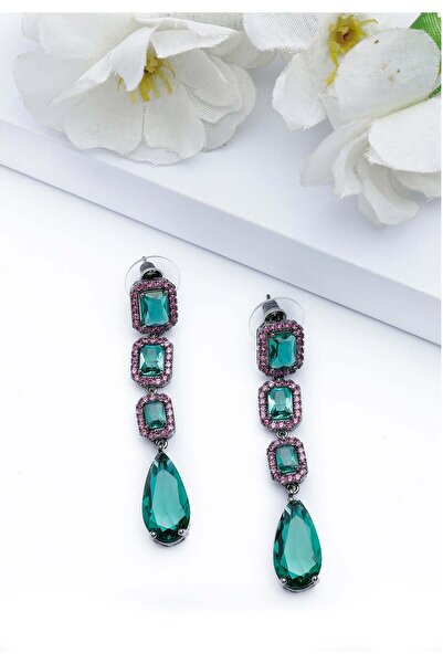 Avant-Garde Paris Cercei geometrici cu pandantiv