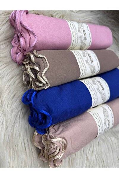ALDAİR 4 Pcs Shawl Combed Cotton with Drawstring