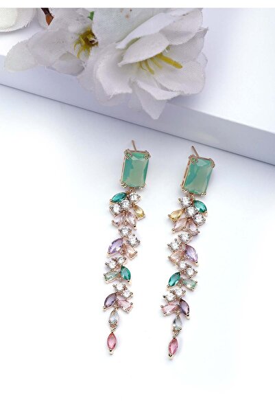 Avant-Garde Paris Cercei eleganți cu frunze suspendate