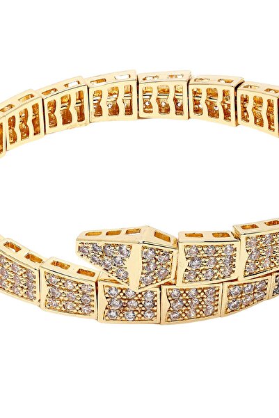 Avant-Garde Paris Diva Gleaming Snake Shaped Bracelet