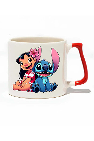 baskigo.com كوب ليلو آند ستيتش الفاخر - كوب سيراميك هدية