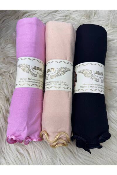 ALDAİR 3 ΤΕΜ. Σάλι με χτενισμένο βαμβακερό κορδόνι