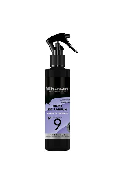 Misavan Aparat odorizant nr. 9 Amurg in Provence, spray, proaspat, 200 ml