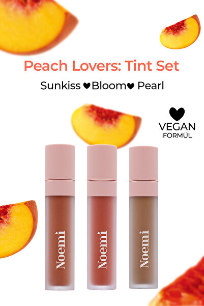 Noemi Peach Lovers: Tint Set Sunkiss - Bloom - Pearl