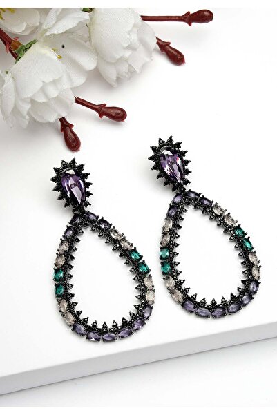 Avant-Garde Paris Diva Collection Zirconia Water Drop Earrings