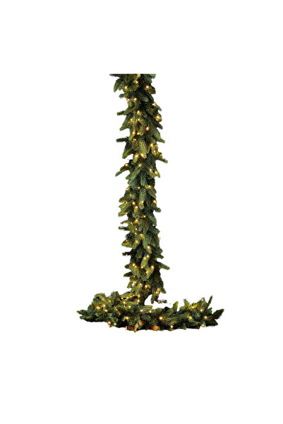BraziPremium By OLLMA Ghirlandă artificială de Crăciun Pine Lux cu LED-uri, 2...