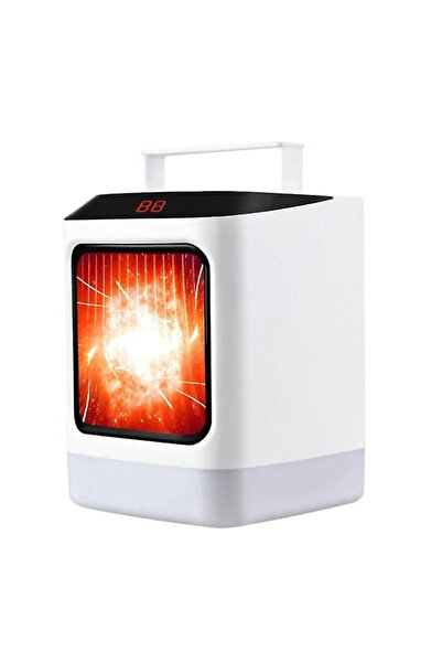 Flippy Mini incalzitor portabil cu telecomanda, afisaj digital, sincronizare inteligenta, lumina de