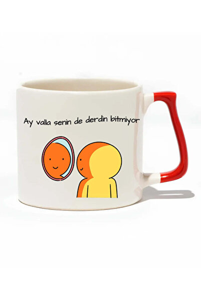 baskigo.com The Moon Never Ends Its Troubles Luxury Mug - Gift Ceramic Mug